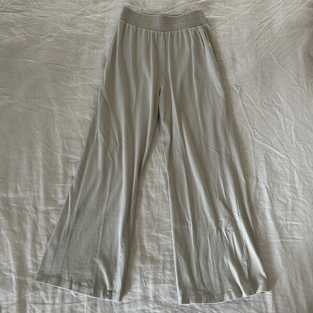 Zara Cotton Wide Leg Pants